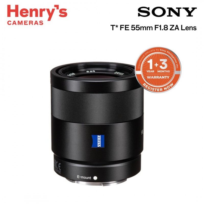 Sony T* FE 55 F/1.8 ZA